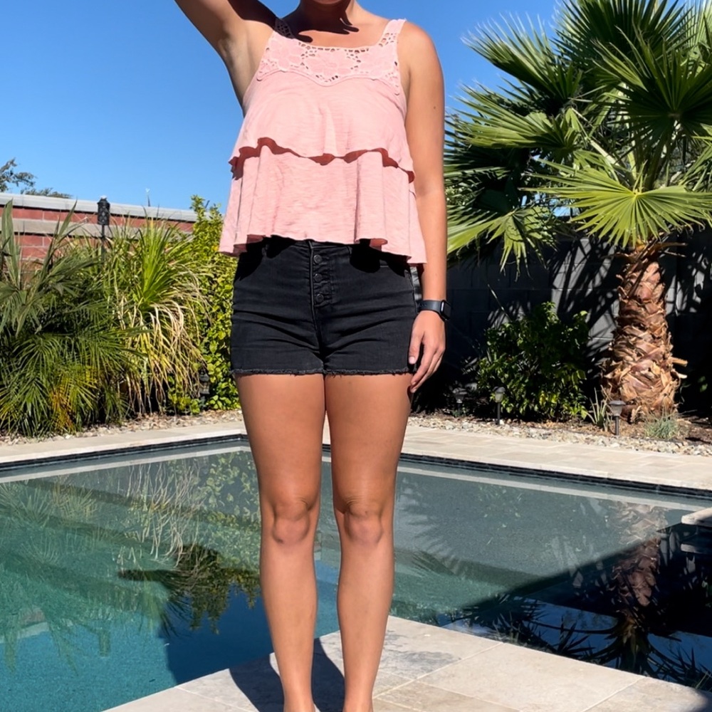 Kimchi Blue Coral Pink Top